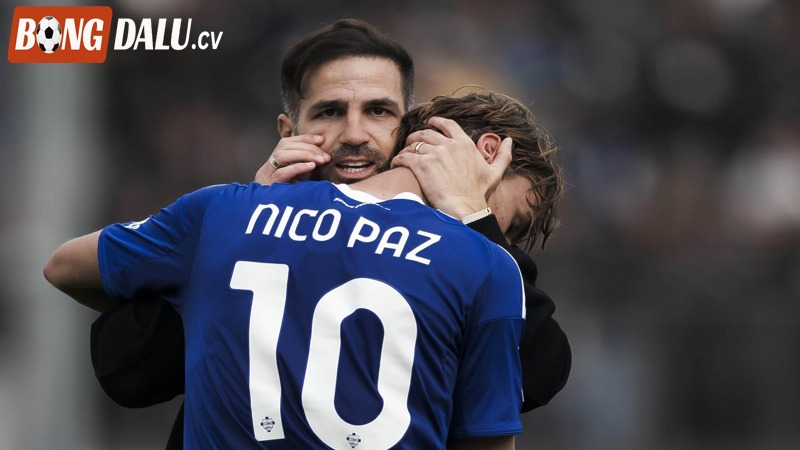 Những thống kê ấn tượng của Nico Paz trong màu áo Como